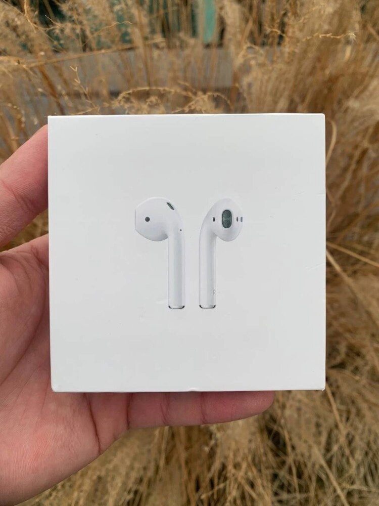 Бездротові навушники Apple AirPods 2 Premium quality Original series 1:1 Білі від компанії Elektromax - фото 1