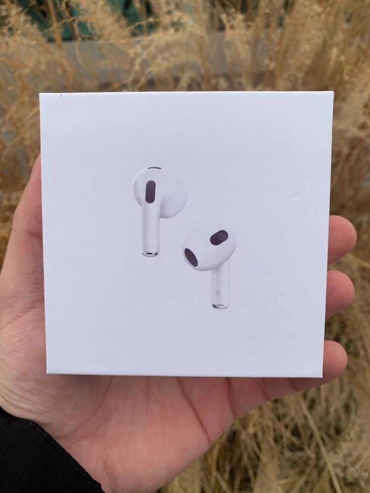 Бездротові навушники Apple AirPods 3 Premium quality Original series 1:1 Білі від компанії Elektromax - фото 1