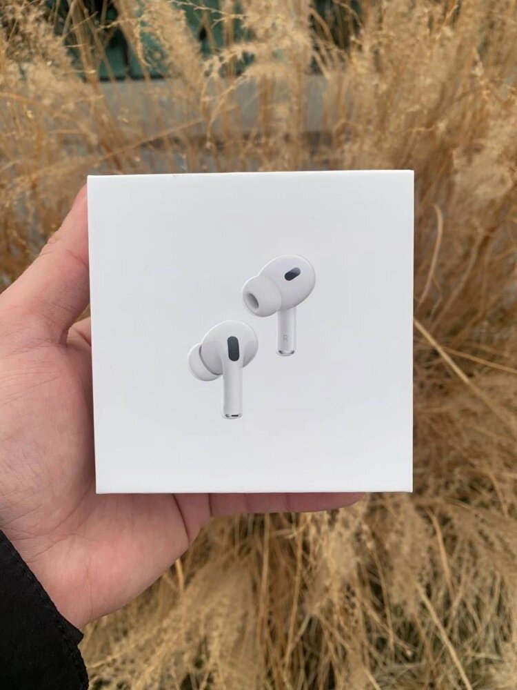 Бездротові навушники Apple AirPods PRO 2 Original series 1:1 з Шумозаглушенням 100% (USB-C) Білі від компанії Elektromax - фото 1