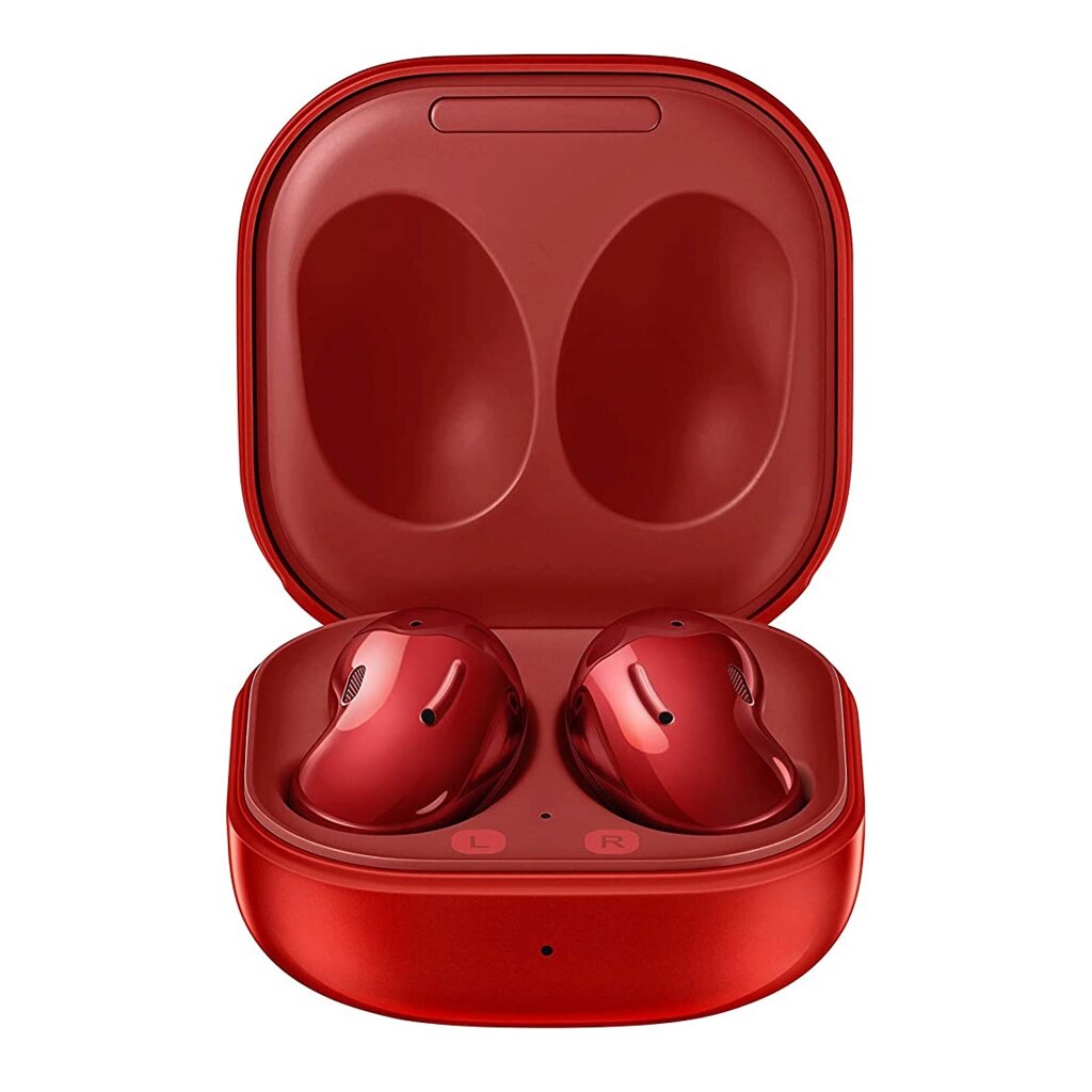 Бездротові навушники з сенсорним управлінням SAMSUNG Galaxy Buds Live. Колір червоний від компанії Elektromax - фото 1