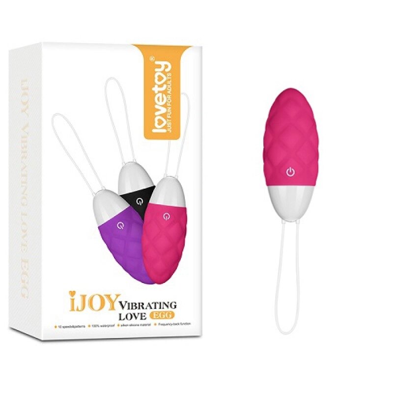 Bібрірующее   IJOY Vibrating Love Egg Pink від компанії Elektromax - фото 1