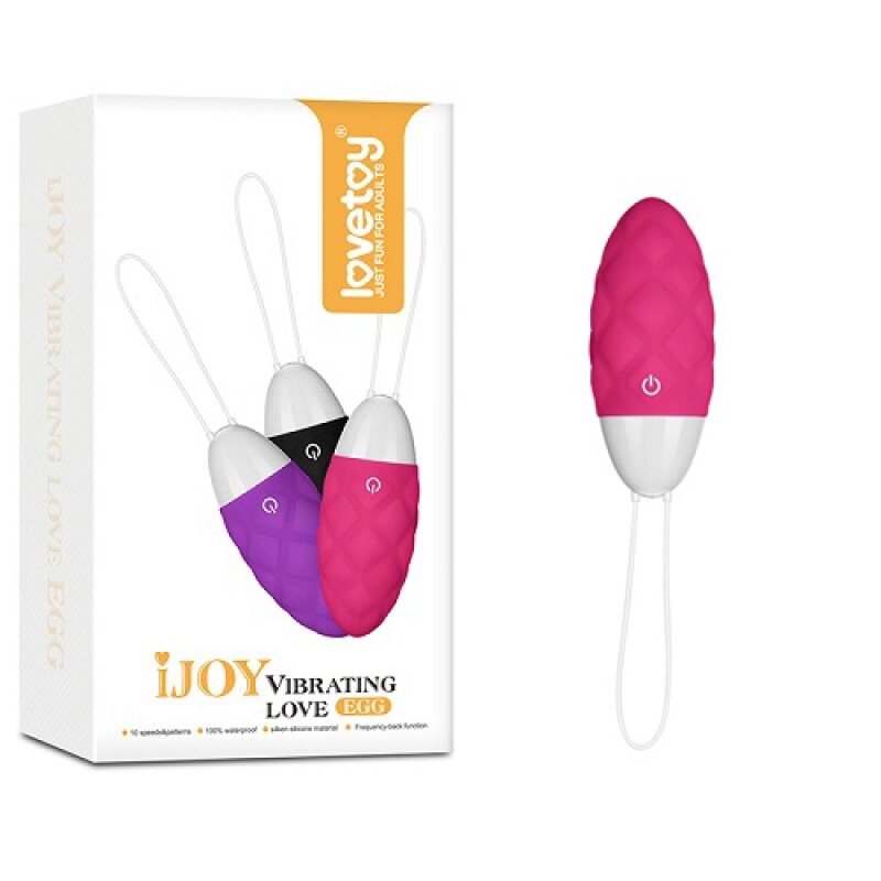 Bібрірующее яйце IJOY Vibrating Love Egg Pink від компанії Elektromax - фото 1
