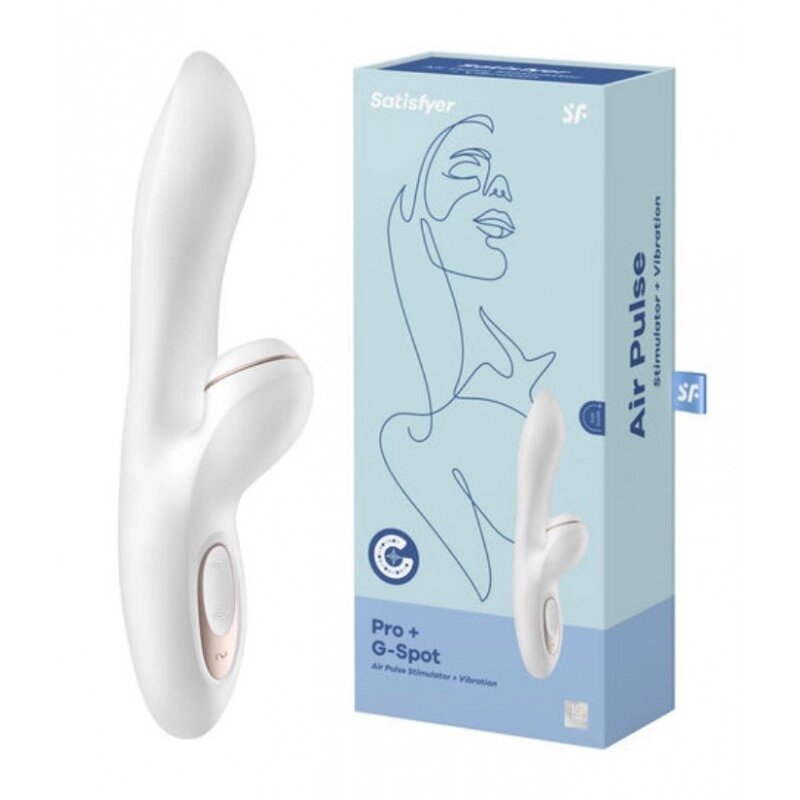 Білий Масажер  Satisfyer Pro G-Spot Rabbit 2020 Edition від компанії Elektromax - фото 1