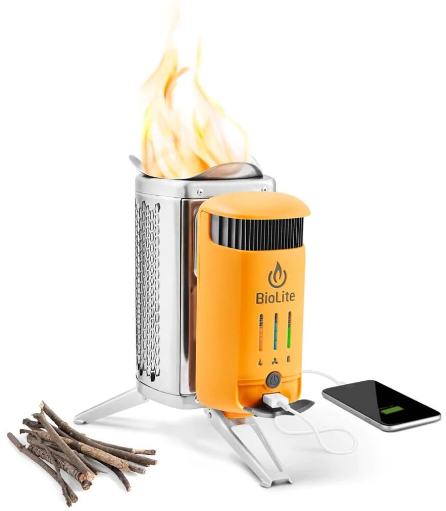 Biolite пальник-зарядка на дровах Campstove 2+ від компанії Elektromax - фото 1