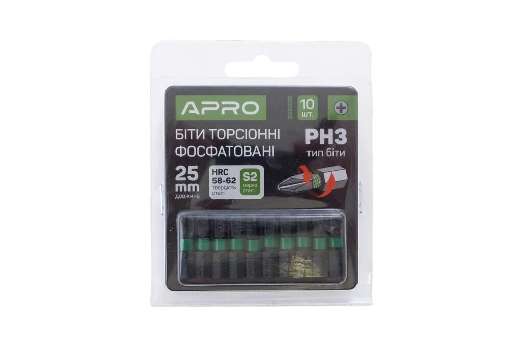 Біта Apro - PH3 x 25 мм ударна ( 10 шт. ) 1 шт. від компанії Elektromax - фото 1