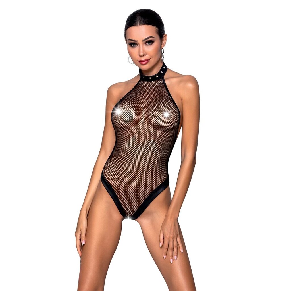 Боді-халтер з відкритим доступом Passion MOONLIGHT BODY L/XL black від компанії Elektromax - фото 1