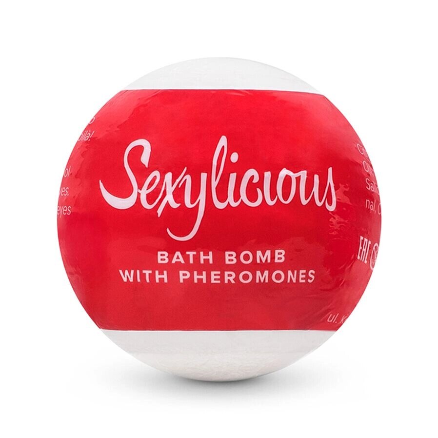 Бомбочка для ванні з феромонами Obsessive Bath bomb with pheromones Sexy (100 г) від компанії Elektromax - фото 1