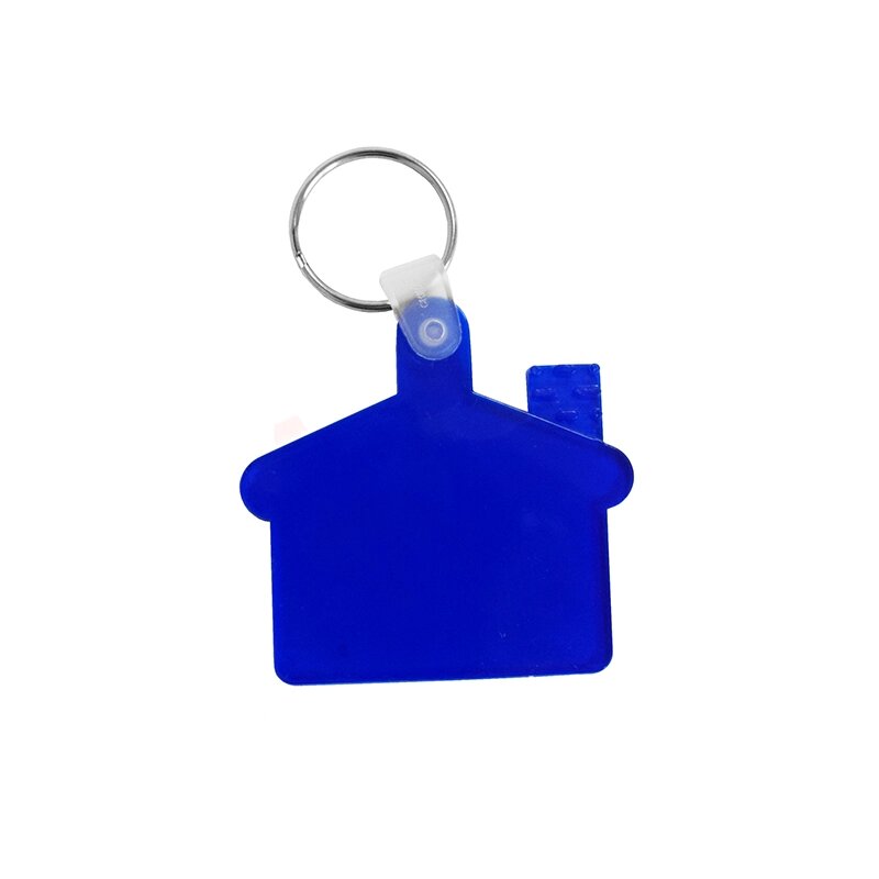 Брелок-будинок пластиковий синій (синій) від компанії Elektromax - фото 1