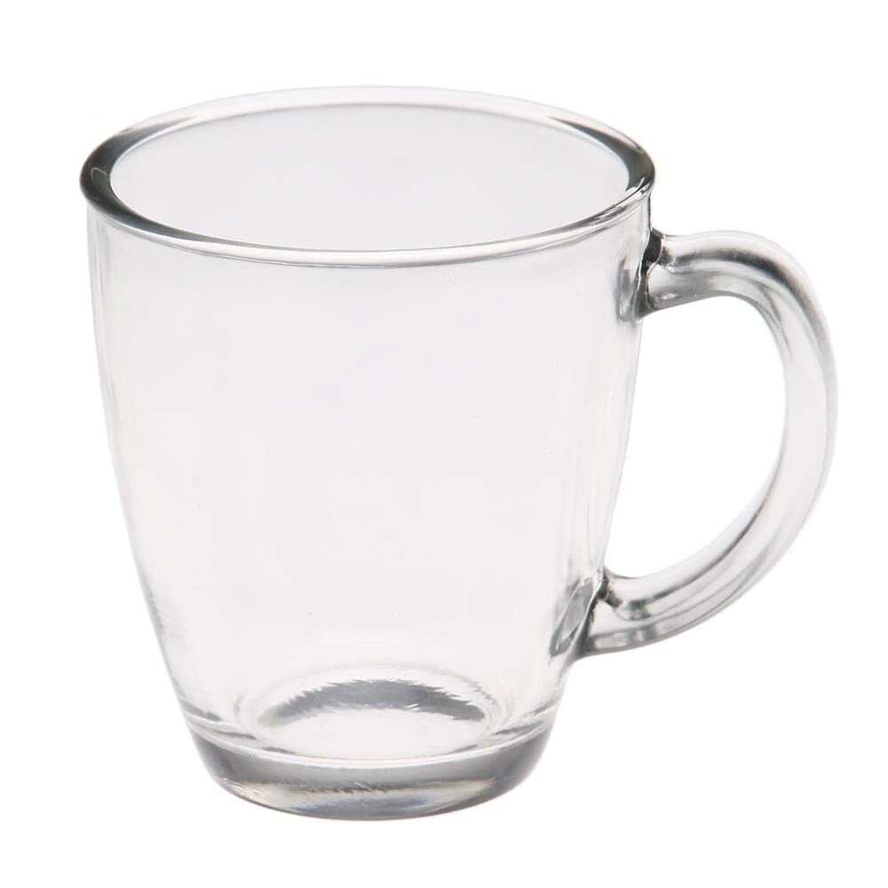 Чашка скляна 325 мл повністю глянсова від компанії Elektromax - фото 1