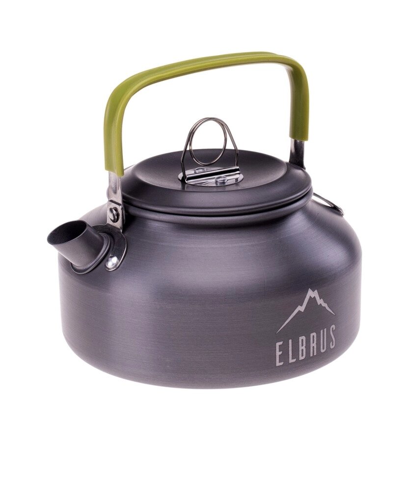 Чайник туристичний Elbrus Hike Kettle 800 мл Matt Grey/Lime (DS08) від компанії Elektromax - фото 1