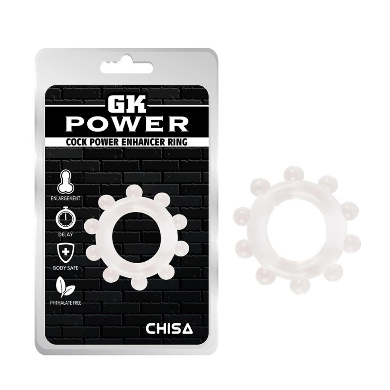 Чоловіче кільце GK Power Cock Power Enhancer Ring від компанії Elektromax - фото 1