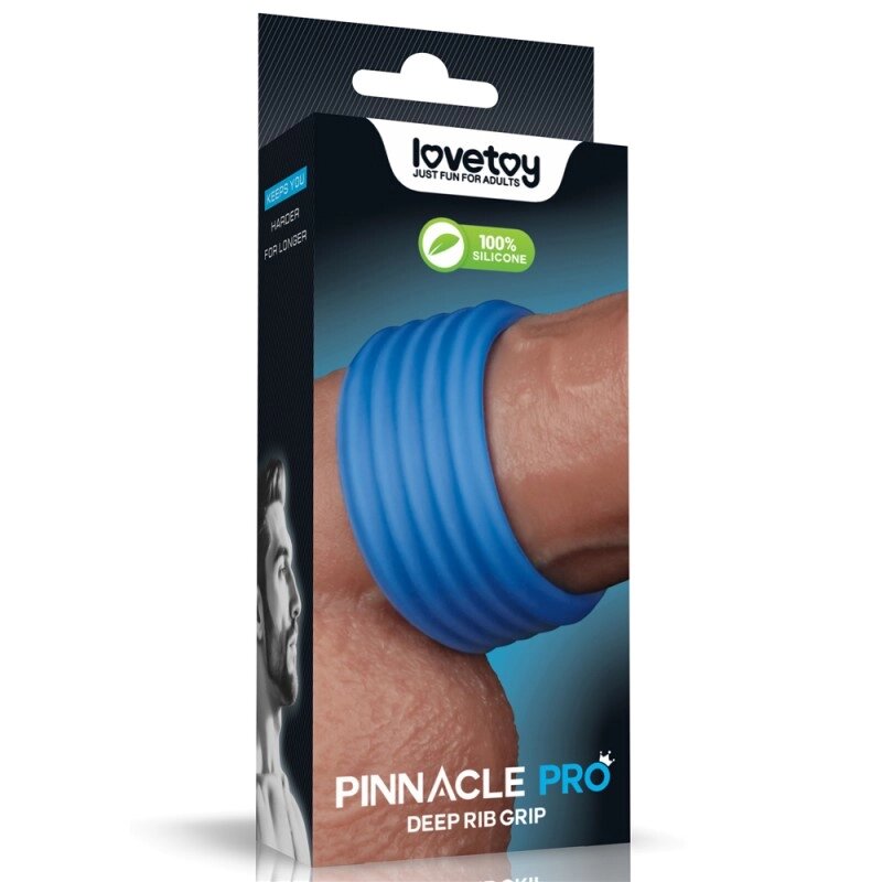 Чоловіче кільце Pinnacle Pro Deep Rib Grip Ring від компанії Elektromax - фото 1