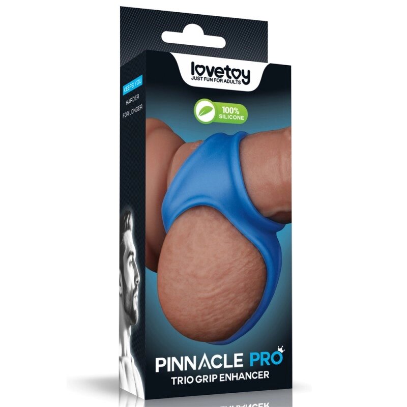 Чоловіче кільце Pinnacle Pro Trio Grip Enhancer Sleeve від компанії Elektromax - фото 1