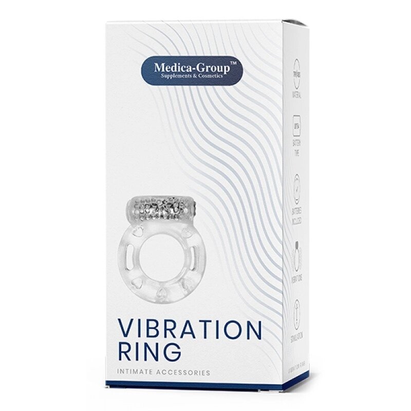 Чоловіче кільце з вібрацією Medica-Group Vibration Ring від компанії Elektromax - фото 1