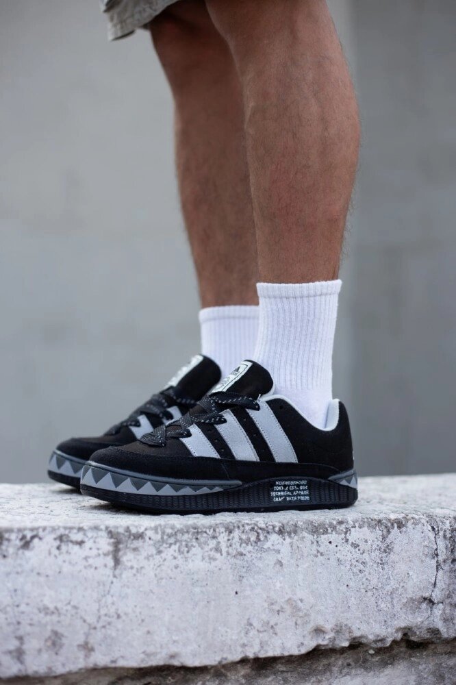 Чоловічі кросівки Adidas Neighborhood black white від компанії Elektromax - фото 1