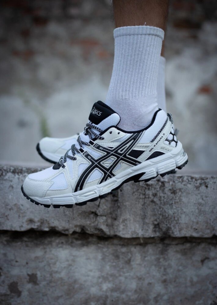 Чоловічі кросівки Asics Gel Kahana 8 White Black від компанії Elektromax - фото 1