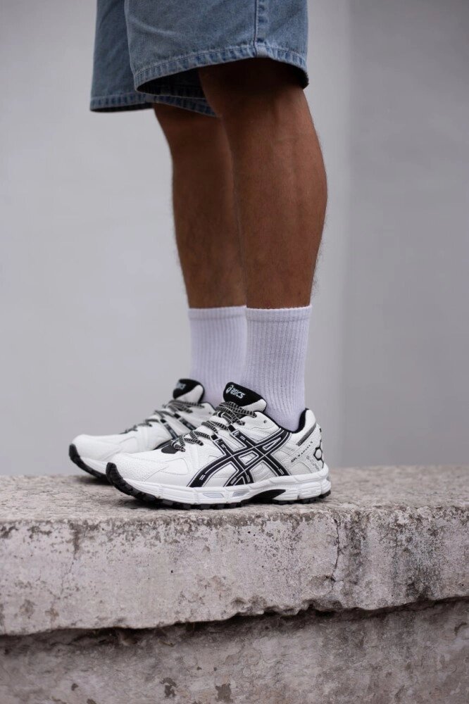 Чоловічі кросівки Asics Gel-Kahana 8 White  Black від компанії Elektromax - фото 1