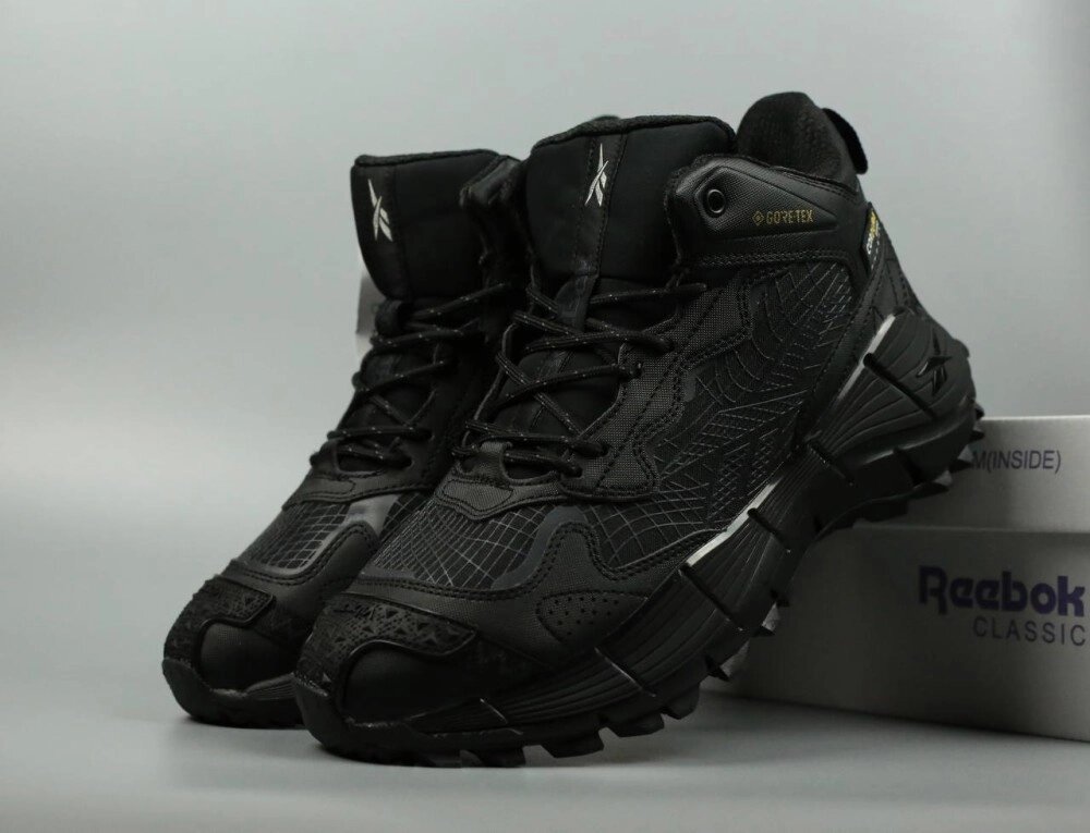 Чоловічі кросівки Reebok Zig Kinetica 2.5 Edge Black Fur від компанії Elektromax - фото 1