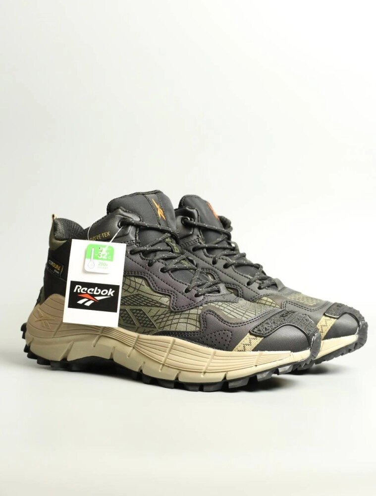 Чоловічі кросівки Reebok Zig Kinetica 2.5 Edge Khaki Fur від компанії Elektromax - фото 1