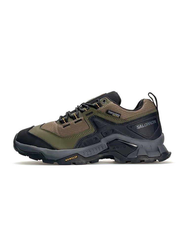 Чоловічі кросівки Salomon Quest Element Gore-Tex Khaki від компанії Elektromax - фото 1