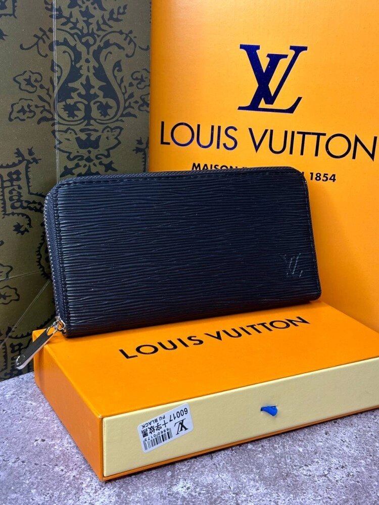 Чоловічий шкіряний гаманець Louis Vuitton Zippy Epi k039 від компанії Elektromax - фото 1