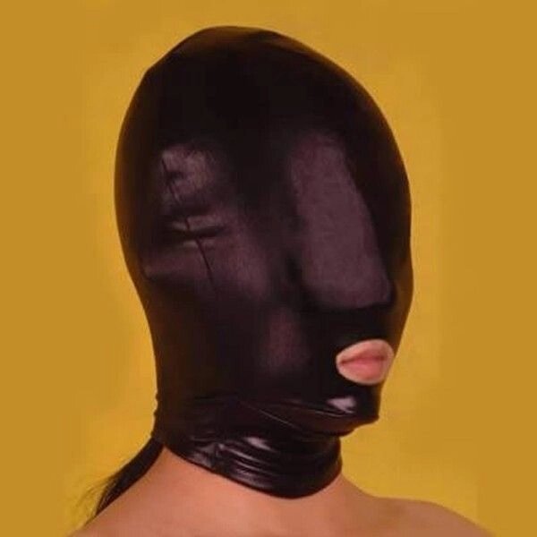 Чорна маска з вінілу від компанії Elektromax - фото 1
