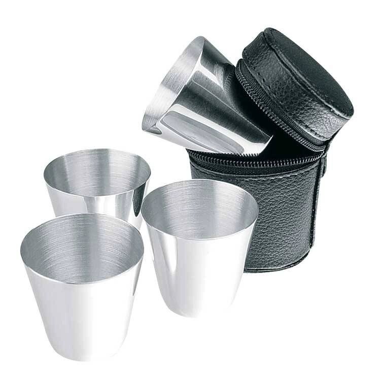 Чотири стаканчика (чорний, 6,5 x 4 x 4 см) від компанії Elektromax - фото 1