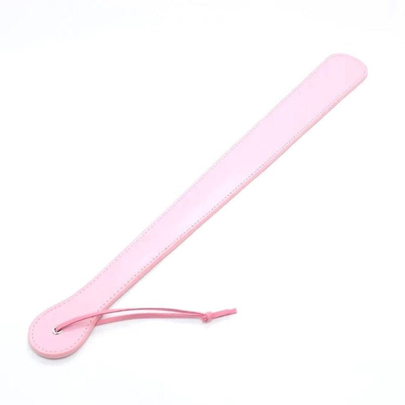 Довга рожева шльопалка Spanking Whip Paddle Pink від компанії Elektromax - фото 1