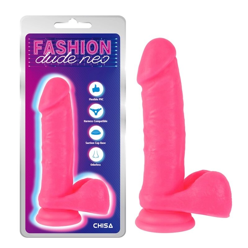 Dual Density Cock Dildo-Pink 7.6 від компанії Elektromax - фото 1