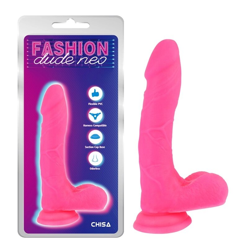 Dual Density Cock Dildo-Pink 8.0 від компанії Elektromax - фото 1