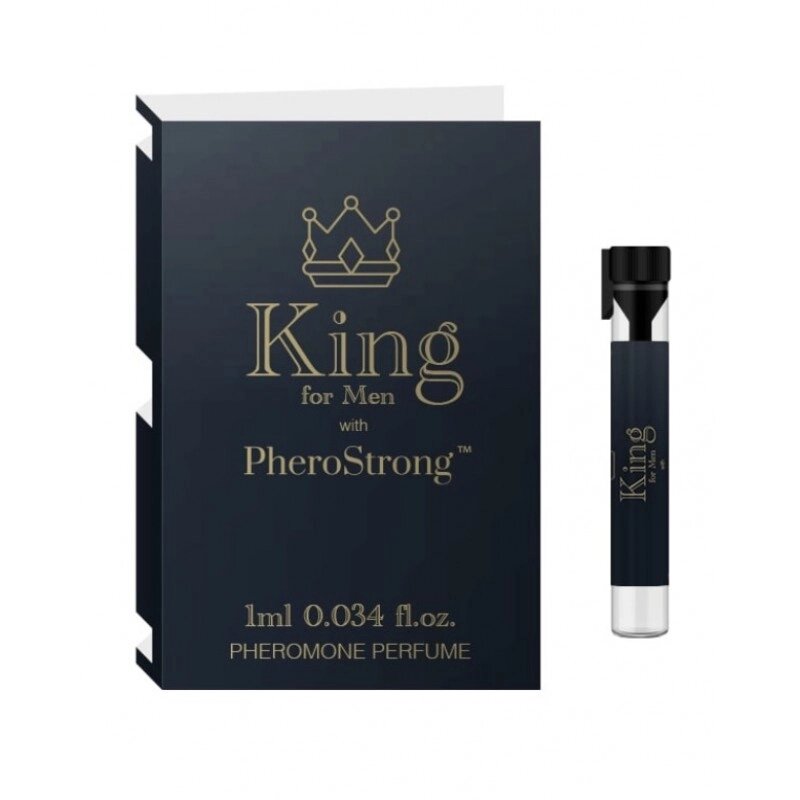 Духи з феромонами PheroStrong pheromone King for Men, 1 мл від компанії Elektromax - фото 1