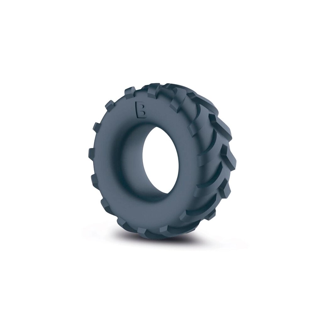 Ерекційне кільце Boners Tire Cock Ring - Grey від компанії Elektromax - фото 1