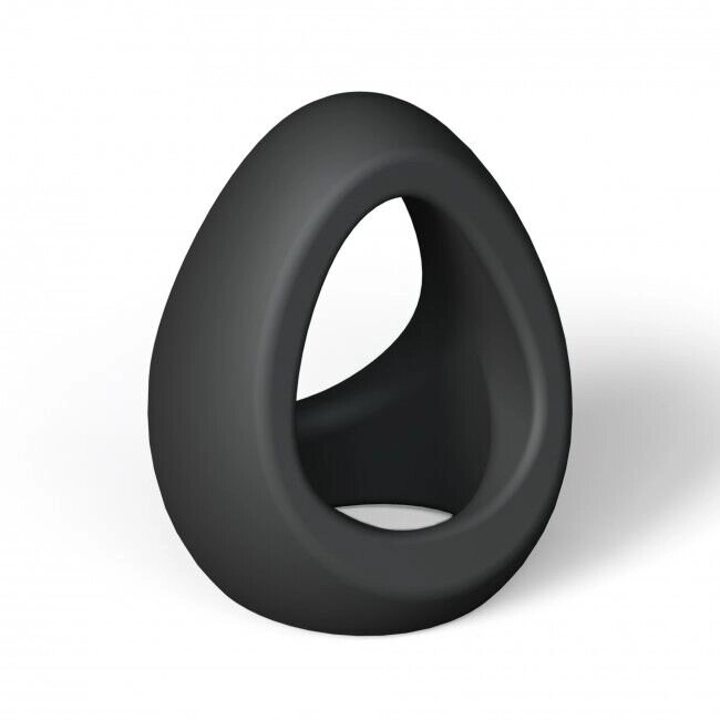 Ерекційне кільце подвійне Love To Love FLUX RING - BLACK ONYX від компанії Elektromax - фото 1