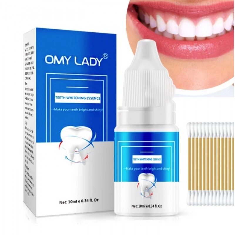 Есенція для відбілювання зубів Omy Lady Teeth Whitening Essence, 10мол від компанії Elektromax - фото 1