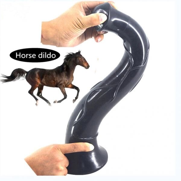 Фаллоимитатор дилдо коня Horse Phallus Anal Plug Black від компанії Elektromax - фото 1
