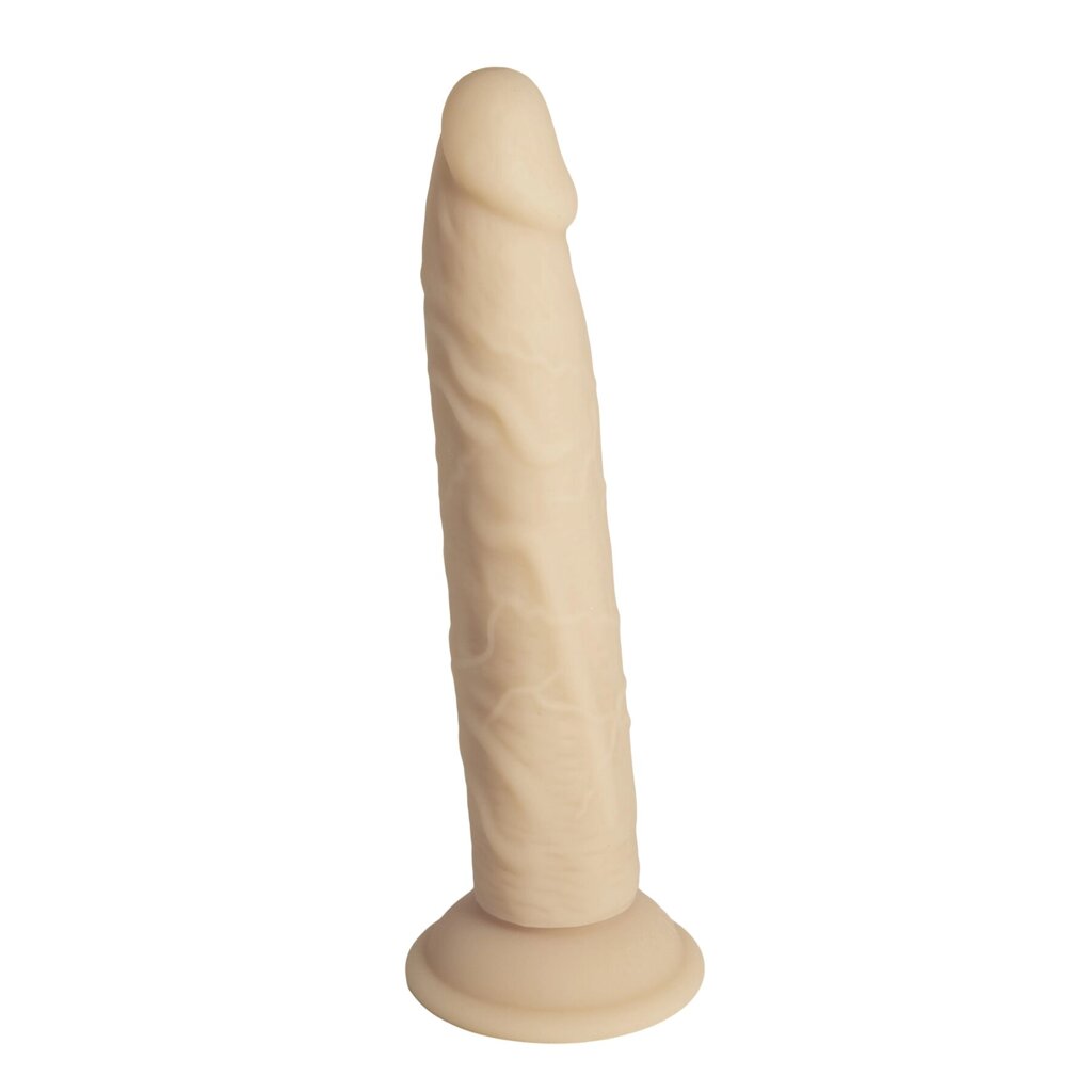 Фалоімітатор Naked Addiction — 9″ Silicone Dual Density Bendable Dildo Vanilla, віброкуля в подаруно від компанії Elektromax - фото 1