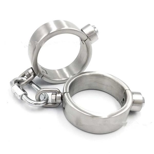 Female Stainless Steel Wrist Restraints Handcuffs від компанії Elektromax - фото 1