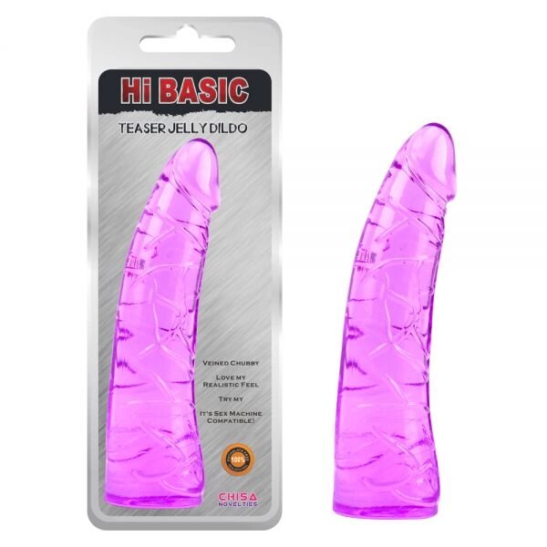 Фіолетовий гелевий  Масажер   Teaser Jelly Dildo від компанії Elektromax - фото 1