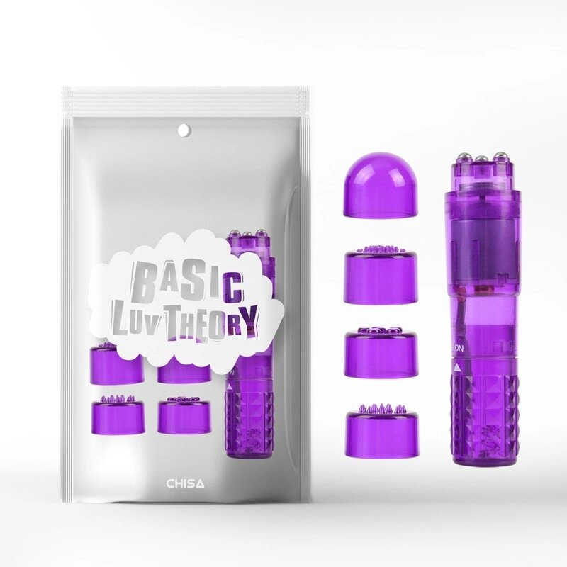 Фіолетовий вібростимулятор пластиковий The Ultimate Mini Massager від компанії Elektromax - фото 1
