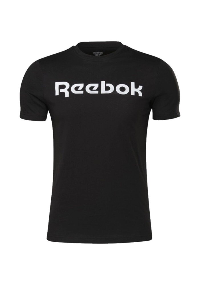 Футболка чоловіча Reebok GS Linear Re Black/White (GJ0136) від компанії Elektromax - фото 1