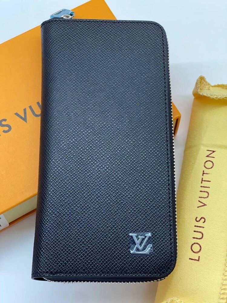 Гаманець Louis Vuitton Zippy Vertical M30317, чорний від компанії Elektromax - фото 1