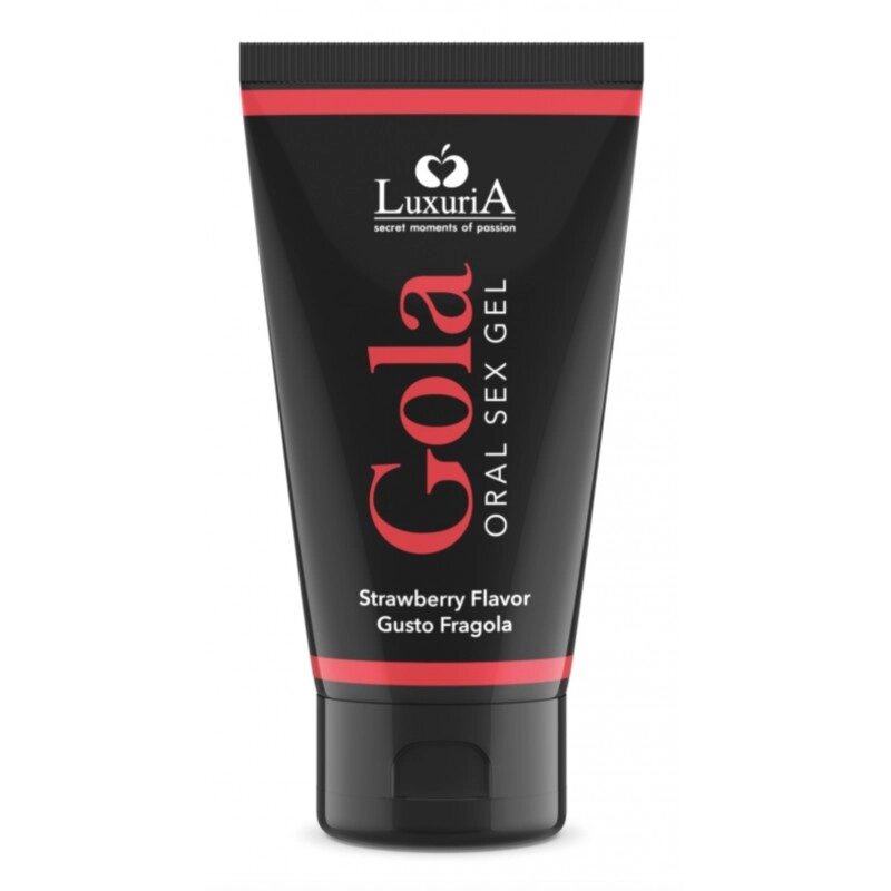 Гель для орального сексу Luxuria Gola Strawberry, 50мол від компанії Elektromax - фото 1