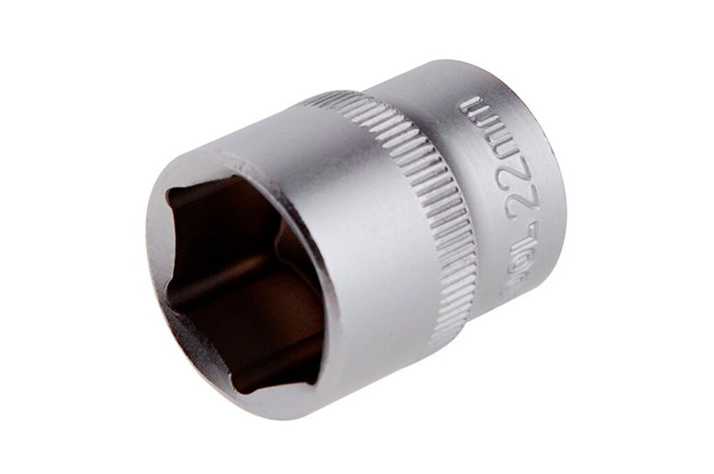 Головка шестигранна Intertool - 22мм x 1/2" матова 1 шт. від компанії Elektromax - фото 1