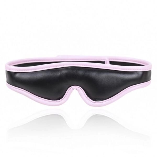 Губчата чорна маска-пов'язка для очей Pink Bordure Magic Paste Eyepatch від компанії Elektromax - фото 1
