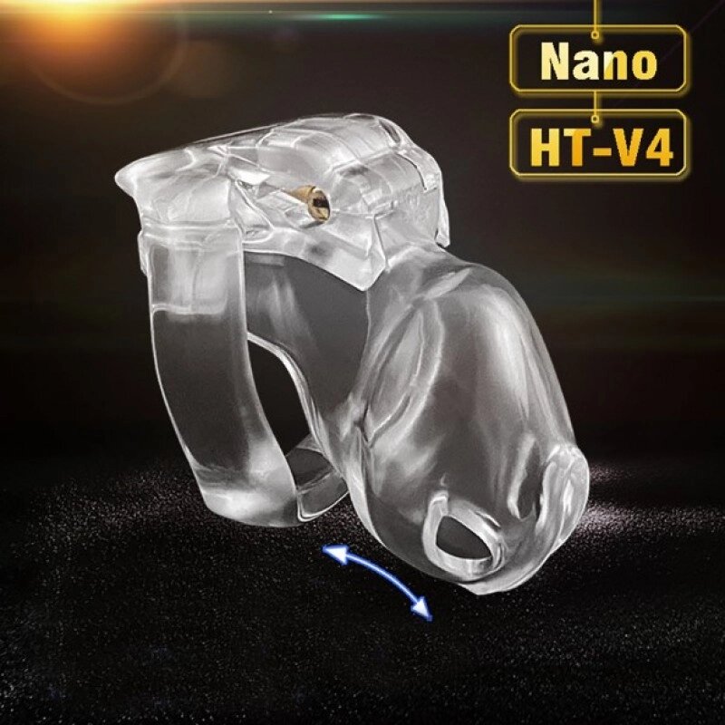 HT V4 Male Chastity Device Nano clear від компанії Elektromax - фото 1