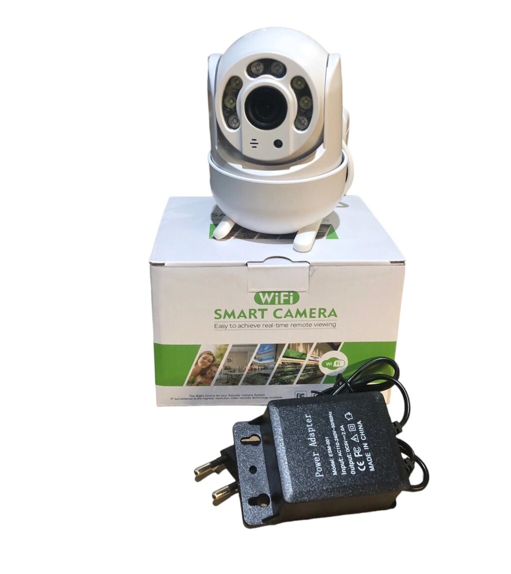 Камера відеоспостереження вулична CAMERA YCC365 plus Wi-Fi 360 4 Мп 5v камера wifi зовнішнього спостереження для будинку від компанії Elektromax - фото 1