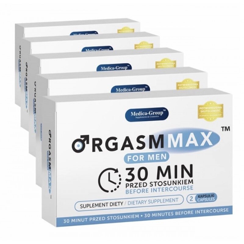 Капсули для потенції Orgasm Max for Men Capsules, 5x2шт від компанії Elektromax - фото 1