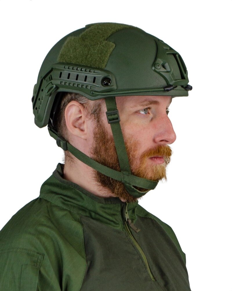 Каска тактовна Fast Helmet NIJ 3A олива від компанії Elektromax - фото 1