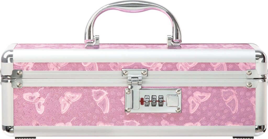 Кейс для зберігання секс-іграшок BMS Factory - The Toy Chest Lokable Vibrator Case Pink з кодовим за від компанії Elektromax - фото 1