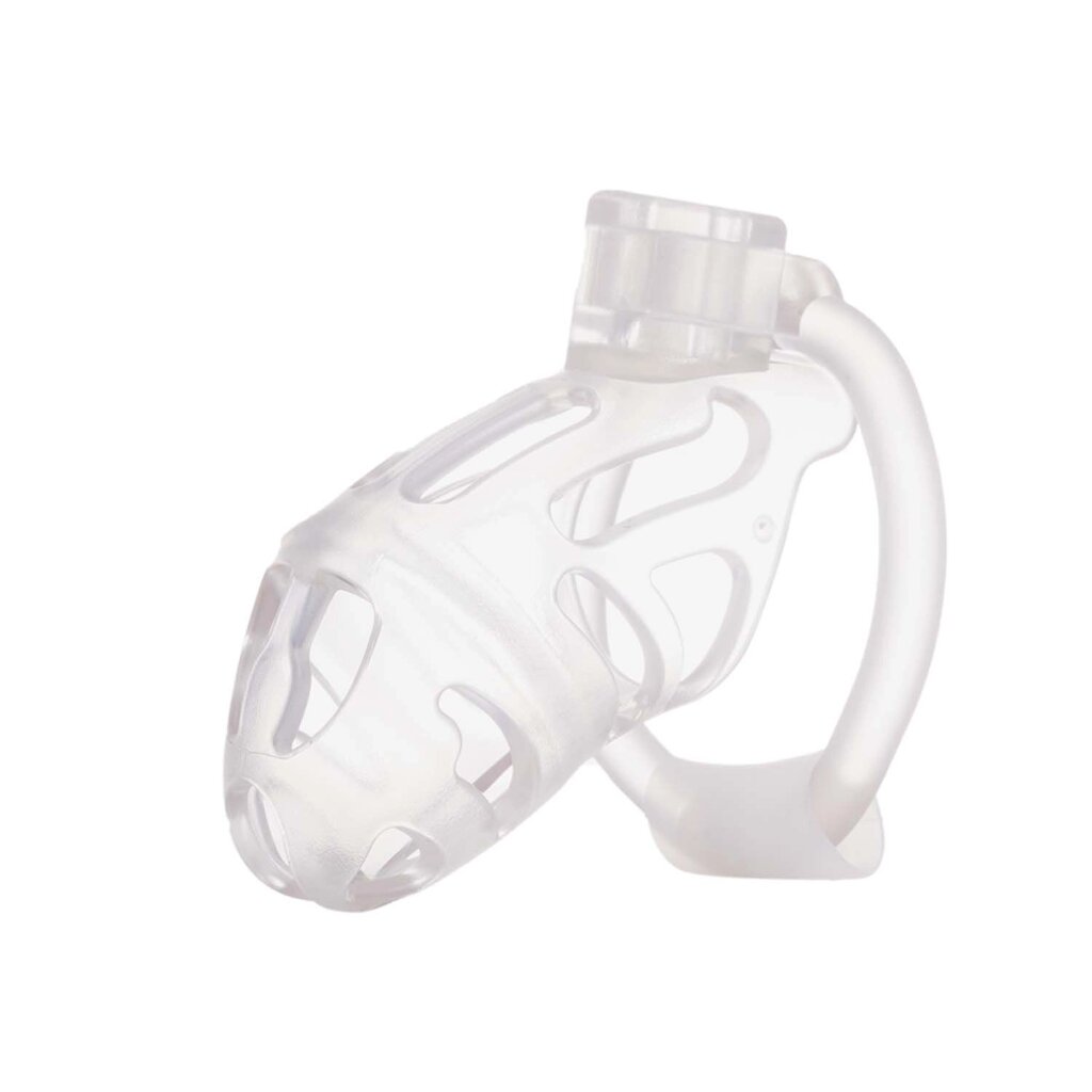 Клітка для пеніса LOCKINK SEVANDA Plastic Penis Chastity Cage - Transparent від компанії Elektromax - фото 1